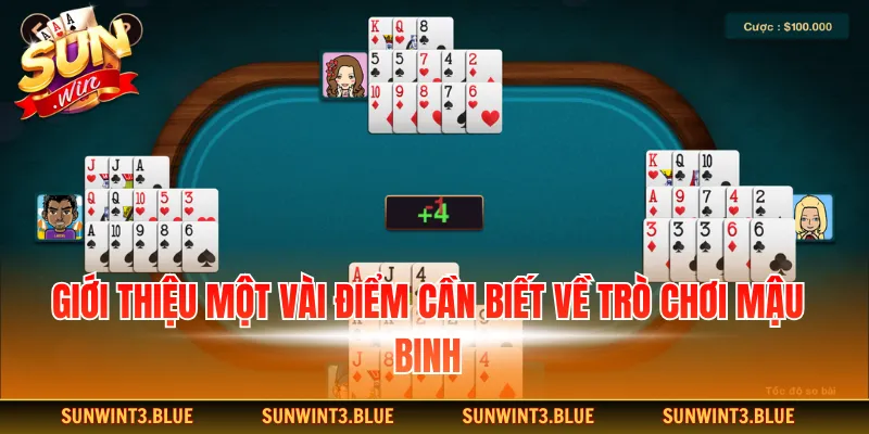 Giới thiệu một vài điểm cần biết về trò chơi mậu binh