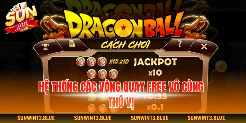 Hệ thống các vòng quay free vô cùng thú vị